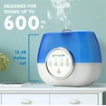 thumbnail image 6 of Pure Guardian H4810AR Ultrasonic Warm and Cool Mist Humidifier, 120 Hrs. Run Time, 2 Gal. Tank, 600 Sq. Ft. Coverage, Large Rooms, Quiet, Filter Free, Silver Clean Treated Tank, Essential Oil Tray, 6 of 14