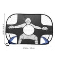 thumbnail image 2 of Luxshiny Blue Portable Soccer Trainer Net for Kids Durable Nylon Foldable Design Ideal for Sports Practice 4ft, 2 of 8