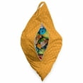 thumbnail image 3 of Orange Lounger Chair Bag, Ethnic Style Traditional Design Composed of Geometric Drawings in Monotone, High Capacity Storage with Handle Container, Lounger Size, Marigold and White, by Ambesonne, 3 of 5