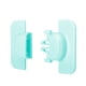 thumbnail image 3 of Cerraduras autoadhesivas para gabinetes, cajones y refrigeradores | Fáciles de instalar y seguras para bebés (paquete de 2, azul/blanco), 3 of 7