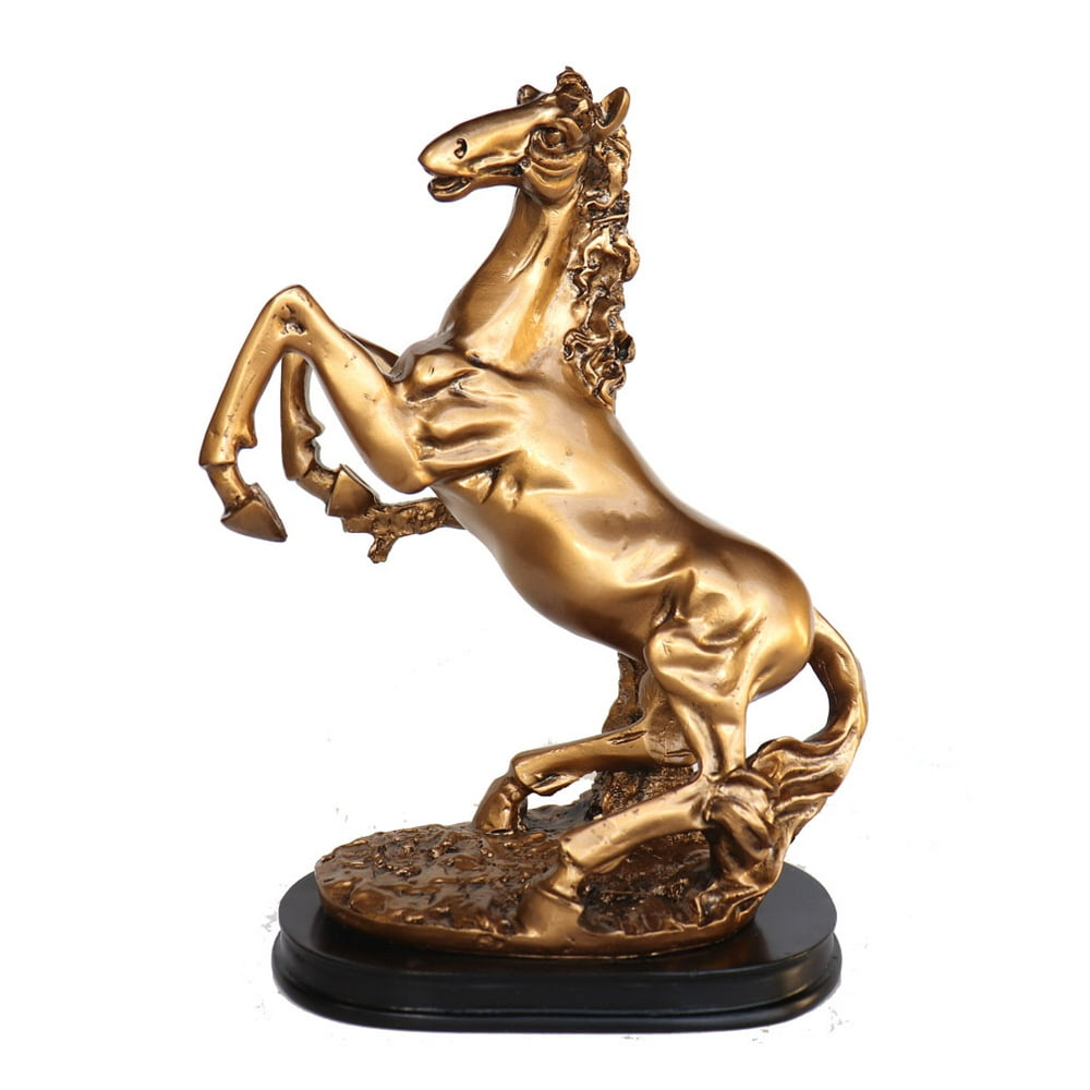 Feng Shui Golden Horse Statue