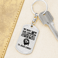 thumbnail image 6 of Show Our Christian Colors Stainless Steel or 18k Gold Premium Swivel Dog Tag Keychain, 6 of 10