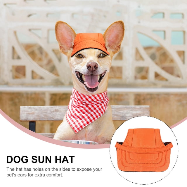 WRITWAA Hats for Cats Pet Baseball Hat for Summer Activities 1Pack