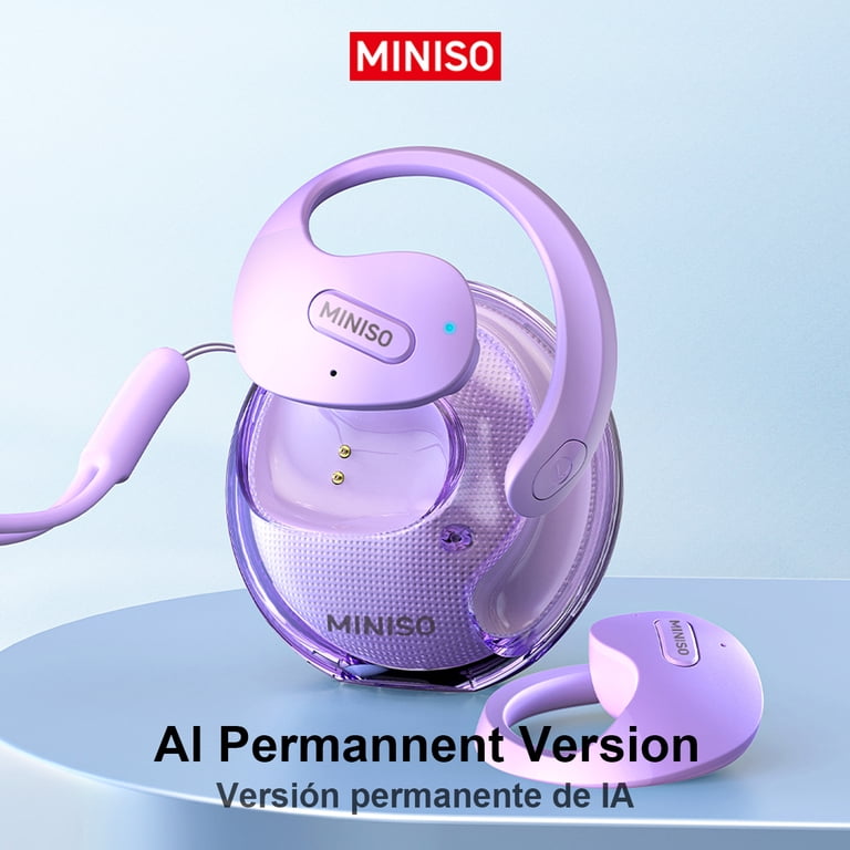 MINISO X15 AI Translation Open-Ear Earbuds, Bluetooth 5.4