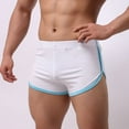 thumbnail image 2 of khonts,Men's Underwear High-End Shorts Fashion Casual Sexy Low Waist Men’s Pants for Ultimate Comfort and Style White M, 2 of 5