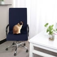 thumbnail image 2 of PiccoCasa Spandex Stretchy Swivel Computer Chair Cover, Large, Navy Blue, 2 of 6