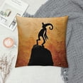 thumbnail image 2 of Kokopelli Throw Pillow Cushion Cover, Kokopelli Southwestern Style Eastern Picture Art, Decorative Square Accent Pillow Case,, 2 of 5