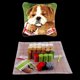 thumbnail image 4 of 2 Unids / Set Kits de Gancho de Cierre para Alfombra de Tiro DIY Alfombra Animales Perros Cojín con Impreso 17X17 Pulgadas, Manualidades, 4 of 9