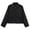 Black, variant on GEWSEY Women's Casual Lapel Pocket Zipper Long Sleeve Jacket Loose Fit Short Coats (Black, L)