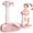 Pink, variant on COOSEYA Baby Bath with Shower Stand Support, Anti-Pinch Soporte para Bañera de Bebé Adjustable Shower Tower and Anti-Slip for Toddler Standing Up Themselves(Gray)