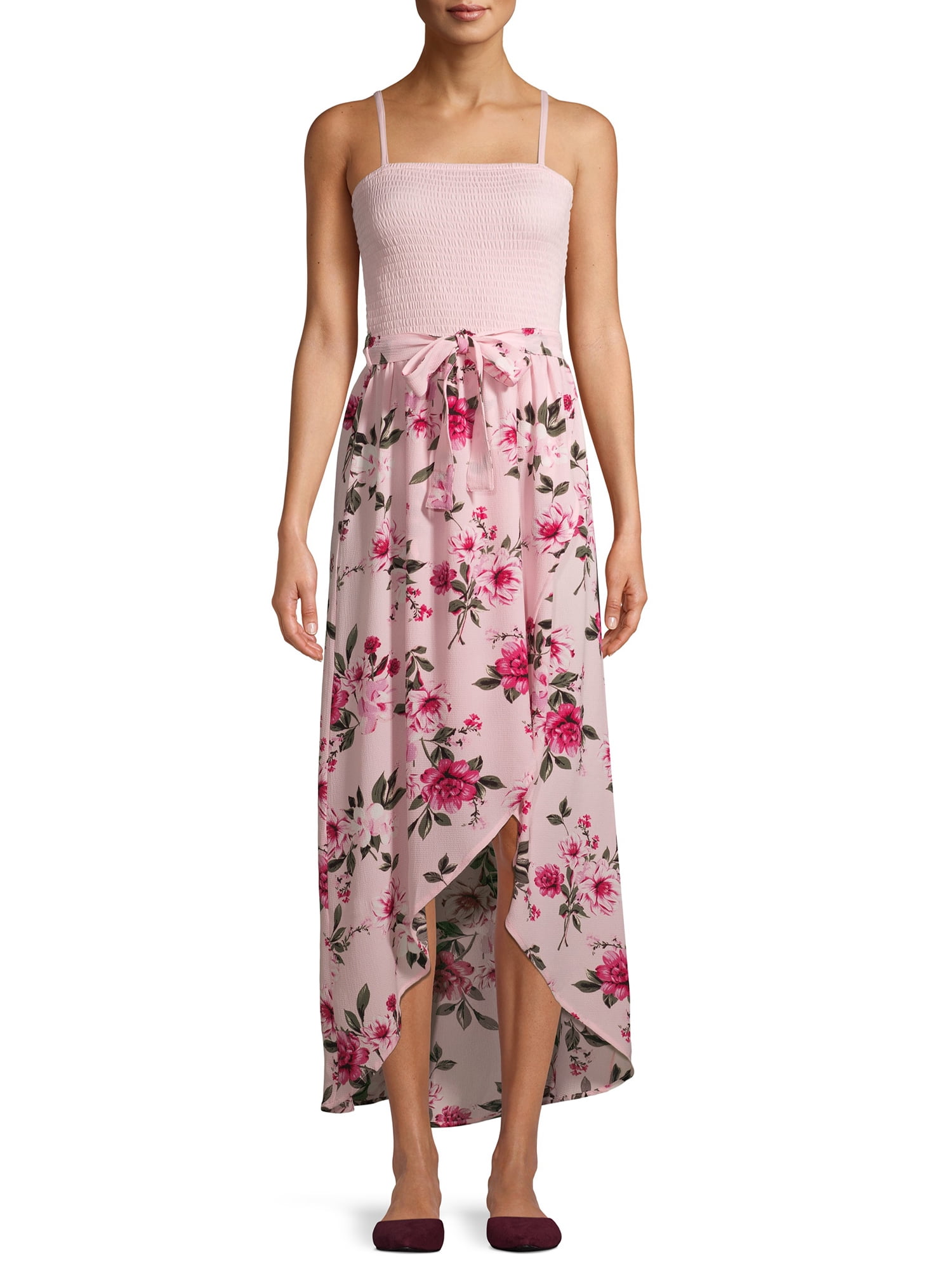 No Boundaries Juniors' Smocked Dress