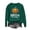 Green, variant on Raeneomay Long Sleeve Shirts for Women 's Round Neck Fall Printed Printed Hoodie Top