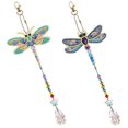 thumbnail image 3 of House Ornaments Chandelier Wind Chimes Garden Wind Bell Decoration Rhinestone Painting Wind Chime Wind Chime Decoration, 3 of 3