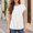White, variant on Endives Women's Short Sleeve T Shirts Casual Solid Color Tops Basic Loose Crew Neck Pullover Tee