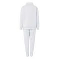 thumbnail image 7 of felwors Two Piece Sets for Women Neck Matching Sets Loungewear Fall Clothes Travel Outfits Fashion 2025 S-3XL White, L, 7 of 7