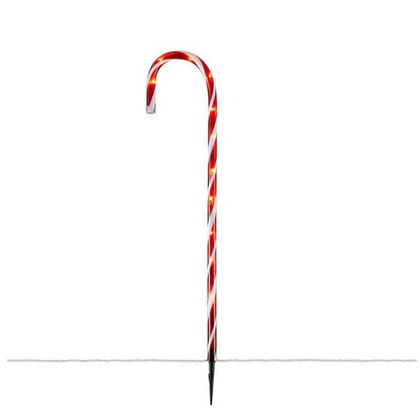 Walmart Candy Cane Lights / Holiday Living 10 In Candle Light Display