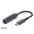 thumbnail image 1 of Cable adaptador para computadora portátil PD100W, interfaz de CC a cable de conversión tipo C, fuente de alimentación de CC, segundo puerto de carga tipo C, 1 of 6