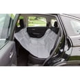 thumbnail image 2 of IRIS USA Large Dog Car Seat Hammock Cover, Water Resistant, Gray Striped, 2 of 4