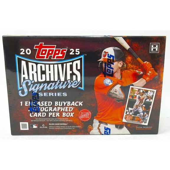 2025 Topps Archives Signature Series Baseball Box (Active Player) (Hobby) (1)