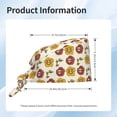 thumbnail image 6 of Kdxio Sunflowers And Skull Pattern Turban Hat for Women Men Comfortable Adjustable Cleaning Working Cap with Sweatband, 6 of 8