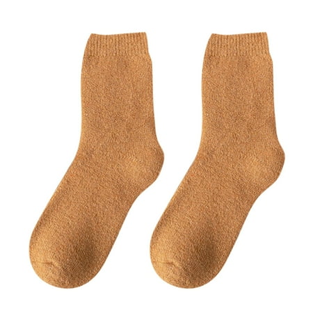 

TAIAOJING Womens To Keep Warm Sock Pure Color Upset Lightweight Cotton Socks Casual Socks