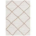 thumbnail image 2 of SAFAVIEH Courtyard Cohen Diamond Indoor/Outdoor Area Rug, Ivory/Brown, 5'3" x 7'7", 2 of 10