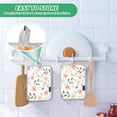 thumbnail image 6 of ALAZA Floral Pot Holders Set of 2 Heat Resistant Kitchen Oven Mitts, 6 of 7