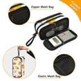 thumbnail image 3 of FORMRS Pencil Case with 3 Compartments Zipper Pouch, Elementary School Level and up, Orange Leaves, 3 of 8