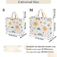 thumbnail image 2 of FORMRS Womens Corduroy Tote Bag Crossbody Shoulder Handbag with Pocket, Rainbows Pattern, 2 of 7