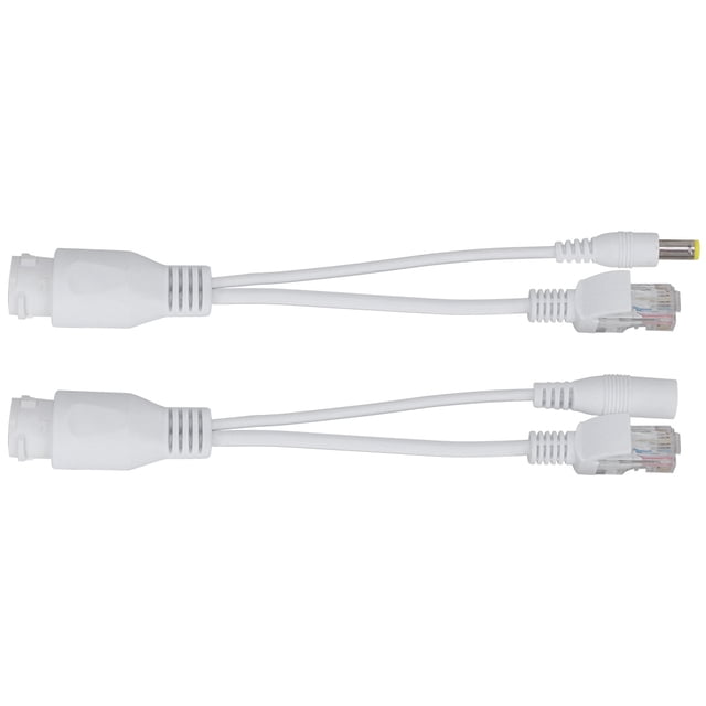 Splitter de Poe, Divisor de Poe Pasivo Impermeable, Cable IP de 12V Teléfono de Red Pasiva Para WLAN SECUNTARIO DE MONITORACIÓN DE SEGURIDAD
