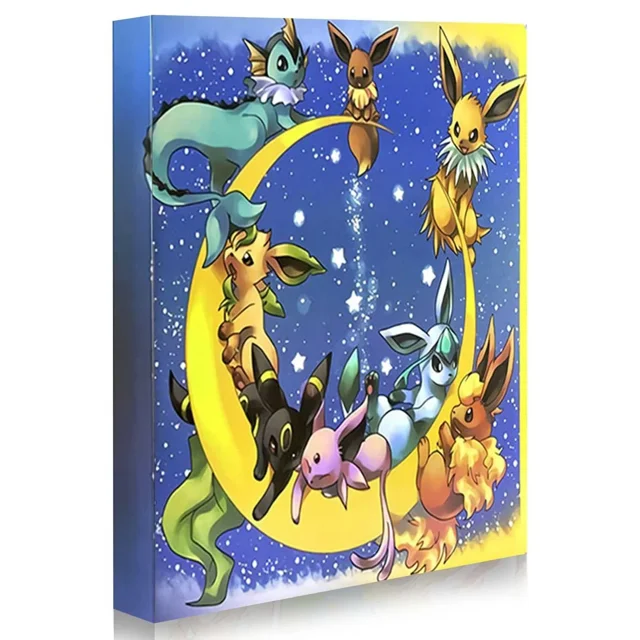 Trading Card Binder, 9-Pocket Album Book Holder, Fits for TCG Game 432 Cards(QQBD8)