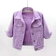 thumbnail image 2 of Chaqueta vaquera para mujer, abrigo corto para primavera y otoño, chaquetas vaqueras rosas, Tops informales, prendas de vestir exteriores para mujer, 2 of 5