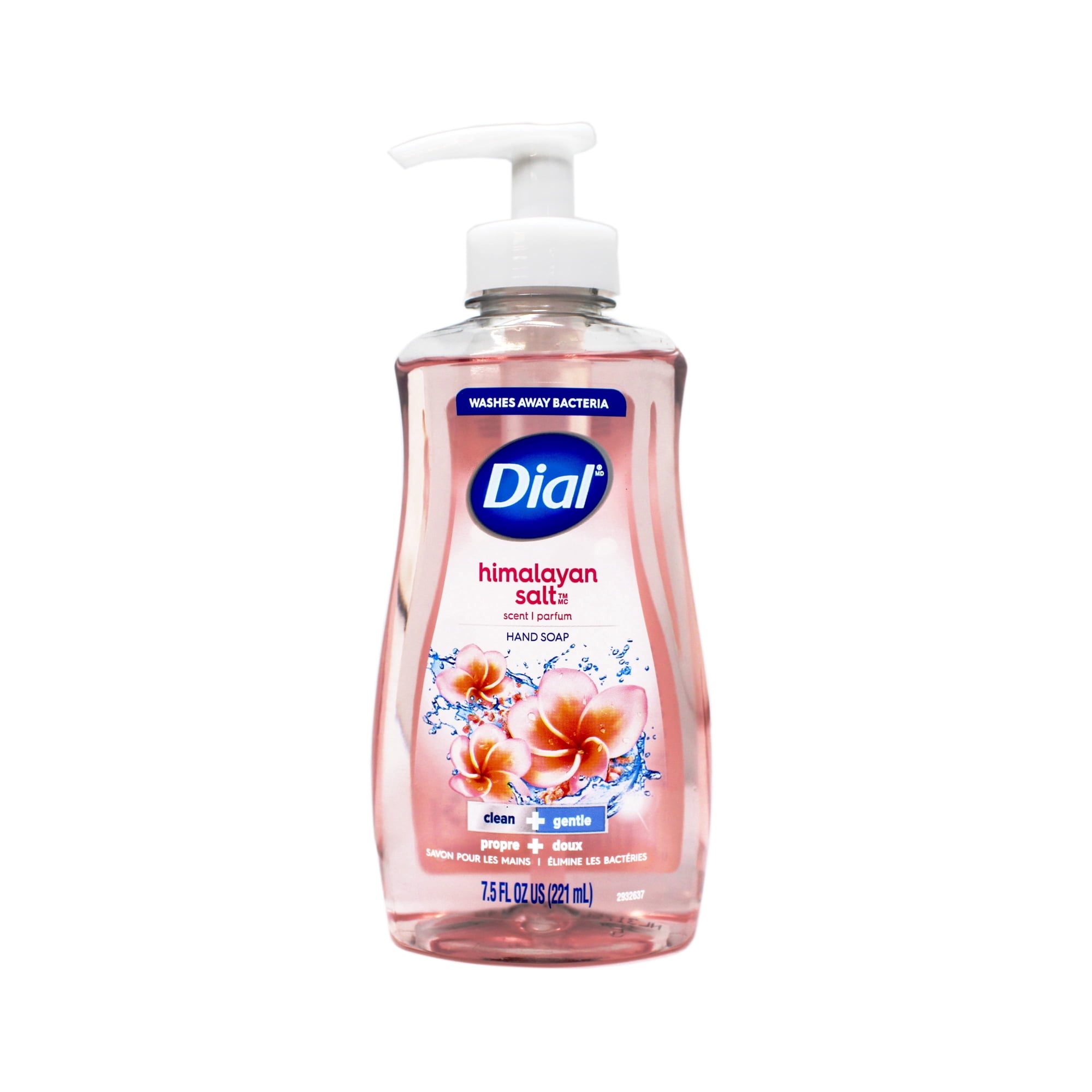 Dial Himalayan Salt Hand Soap Clean Gentle Washes Away Bacteria Pump Bottle 7.5 fl oz