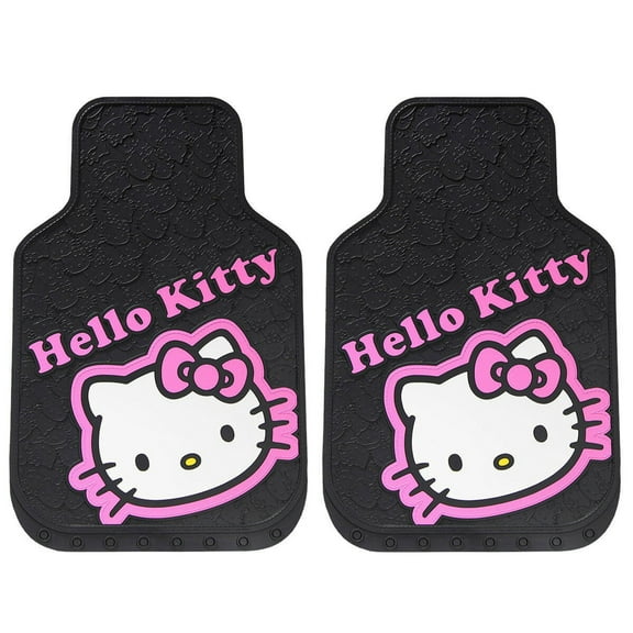 Sanrio Hello Kitty Collage Car Truck 2 Front Rubber Floor Mats