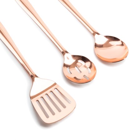 Thyme & Table 4-Piece Copper Kitchen Utensil and Holder Set - Walmart