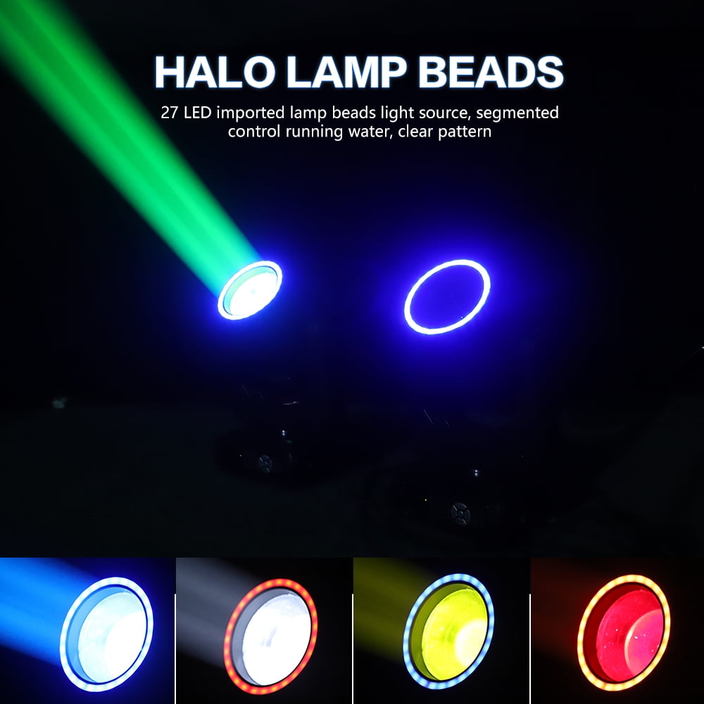 2PCS Beam 7R 230W Moving Head Light Halo Stage Light Effect DMX 512 for Disco Bar W/Case