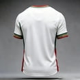 thumbnail image 4 of Mexico Soccer Jersey Shirts Men Casual Short Sleeve 3D Print Football Jerseys V Neck Summer Tee, 4 of 4