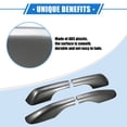 thumbnail image 3 of Unique Bargains 4pcs Car Roof Rack Side Rails End Cover Shell Cap for Lexus LX570 2008-2015 Durable Plastic Gray, 3 of 7