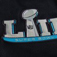 thumbnail image 6 of Men's Mitchell & Ness  Black Philadelphia Eagles Black Out Collection Vintage Full-Snap Varsity Jacket, 6 of 7