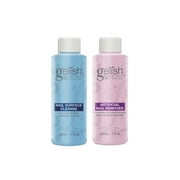 Gelish MINI - Nail Surface Cleanser 2 oz Paired with Artificial Nail Remover 2 oz Combo