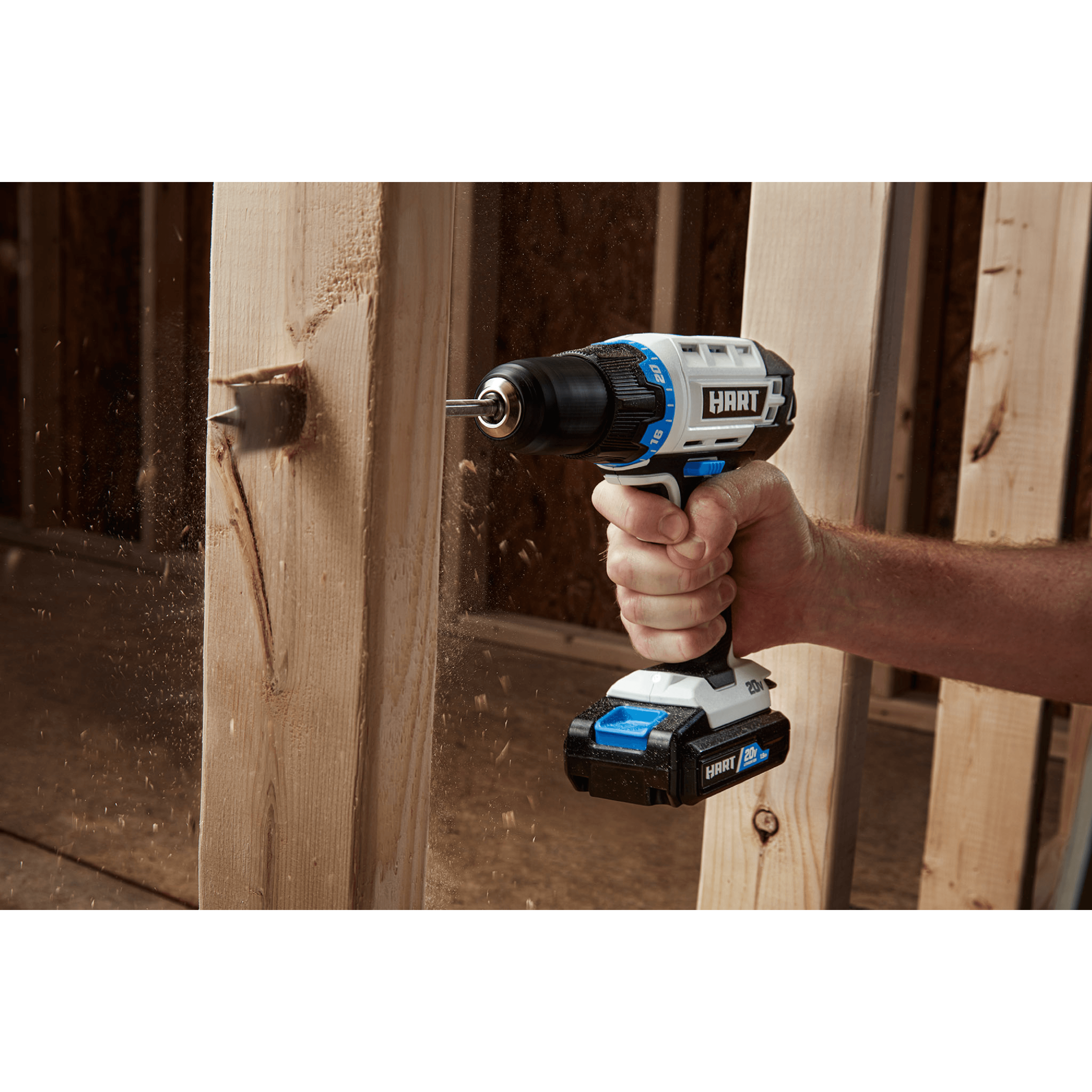 HART 20-Volt Cordless 1/2-inch Drill/Driver Kit (1) 1.5Ah Lithium-Ion Battery - image 11 of 17