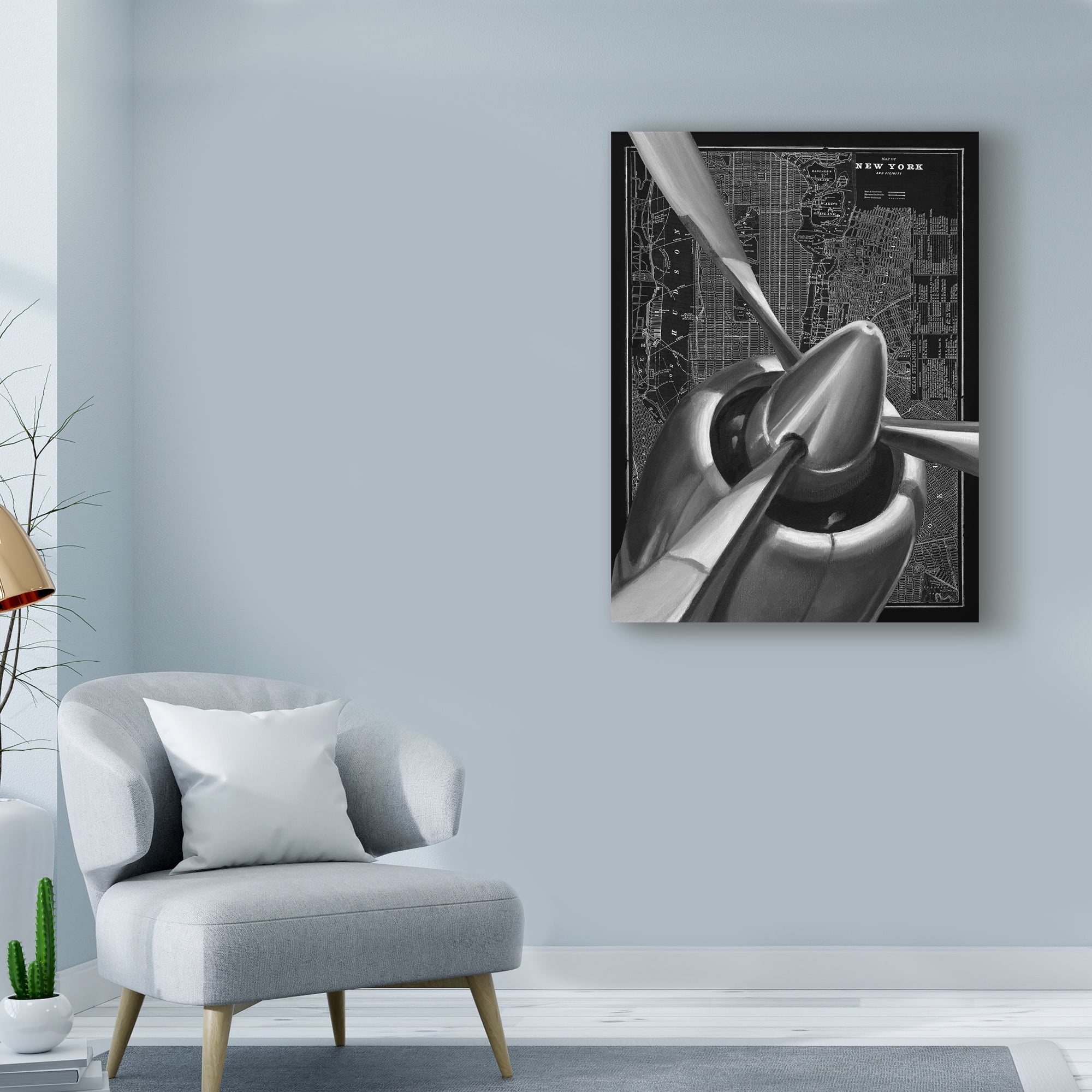 Trademark Fine Art 'Vintage Plane I' Canvas Art by Ethan Harper
