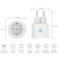 thumbnail image 2 of Enchufe inteligente ZHAOCHENG 16A Compatible con Alexa Google Home 2 piezas, 2 of 5