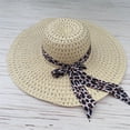 thumbnail image 4 of TRUBKH Womens Sun Straw Hat Uv Protection Hat Adjustable Floppy Sun Hat Oversized Beach Hat Mesh Hat with Band Summer Sunhat Outdoor Hat Travel Bucket Hat Shapeable Brim Yellow One Size, 4 of 4
