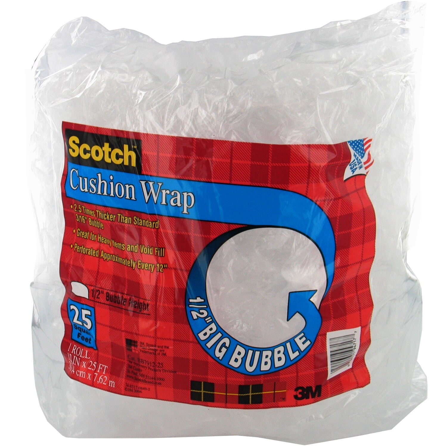 Scotch Cushion Wrap, 12 x 240', 240 sq. ft., 1 Roll/Pack - Sam's Club