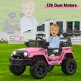 thumbnail image 4 of CazToi 12V Kids Ride On Truck Toddlers Battery Powered Electric Vehicle with Remote Control Ride On Toy Car for Boys Girls 3-8, 4 of 8