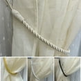 ODOMY 2 PCS Curtain Tie backs Curtain Tiebacks Plain Rope Cord Drape