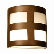Varien Bay 13" High Outdoor Ceramic Wall Light, Rubbed Bronze Painted Finish, LED Bulb Included