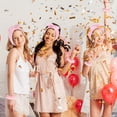 thumbnail image 6 of 6Set Spa Party Favor Set, Pink Headbands Sleep Masks Scrunchies and Fuzzy Socks Kit, Cozy Self Care Accessories for Sleepover Bachelorette Bridal Shower, 6 of 7