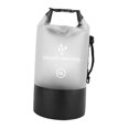 thumbnail image 3 of Bolso seco impermeable Adultos bolsas de almacenamiento impermeables para campamento de viajes en kayak White 10L, 3 of 8